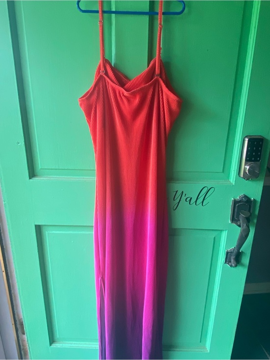 No Boundaries Dresses & Skirts - No Boundaries Red to Pink Ombre Maxi Slip Dress